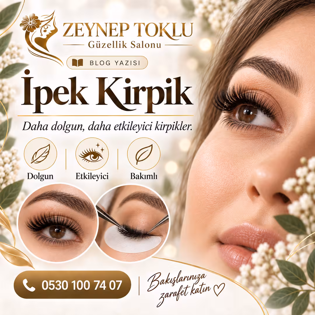 İpek Kirpik Uygulaması ile Daha Dolgun ve Etkileyici Bakışlar