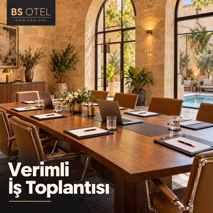 Urfa'da İş Toplantısı İçin Salon: Verimli Bir Buluşma Nasıl Planlanır?