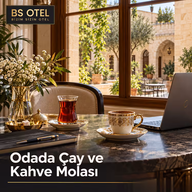 Odada Çay ve Kahve Molası: Urfa Gezisine Küçük Bir Dinlenme Arası
