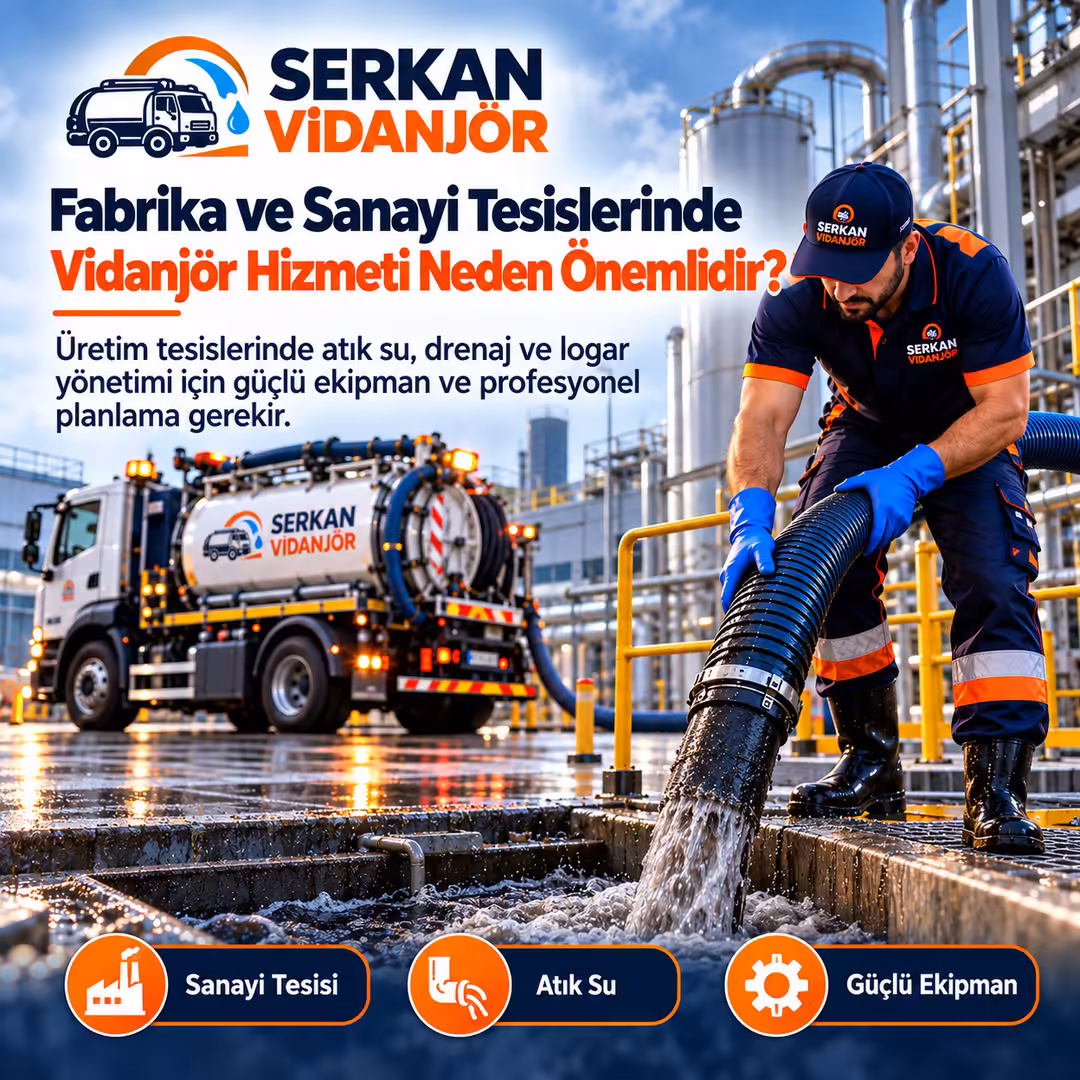 Fabrika ve Sanayi Tesislerinde Vidanjör Hizmeti Neden Önemlidir?