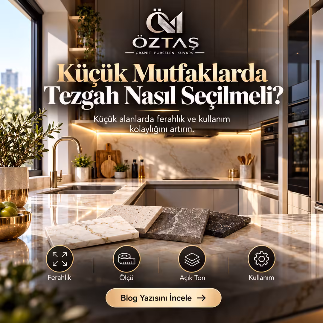 Küçük Mutfaklarda Tezgah Nasıl Seçilmeli?