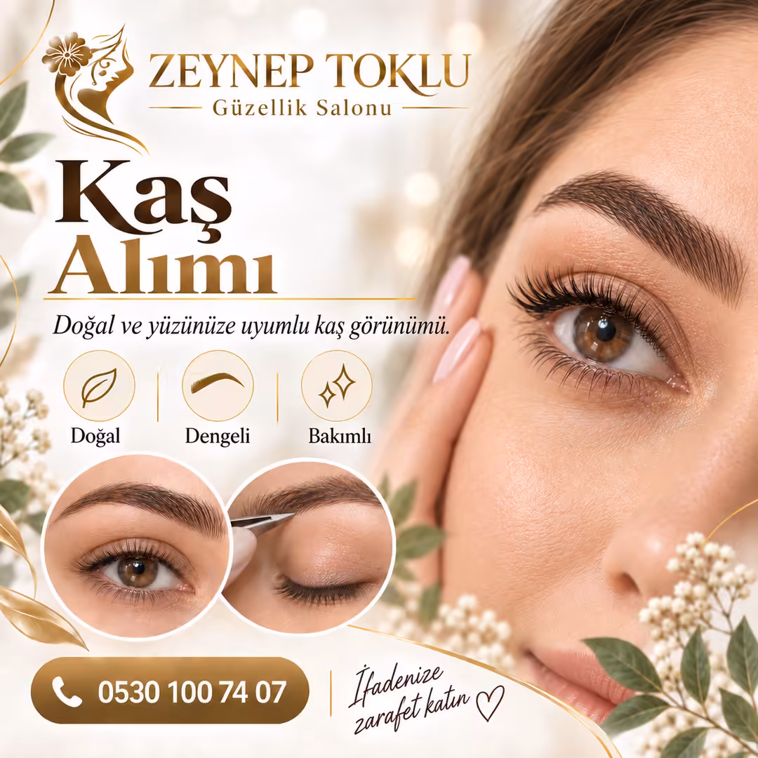 Kaş Alımı ile Yüzünüze Uygun Doğal ve Dengeli Kaşlar