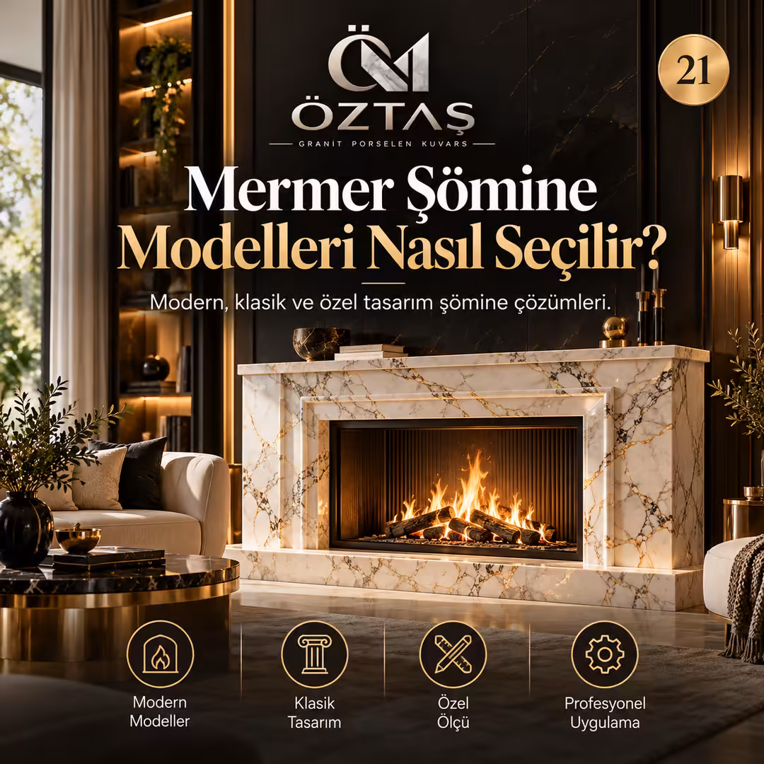 Mermer Şömine Modelleri Nasıl Seçilir?