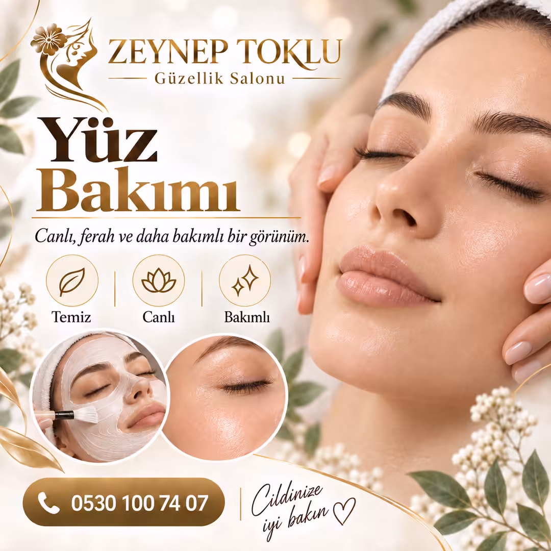 Yüz Bakımı ile Daha Canlı, Ferah ve Bakımlı Bir Cilt