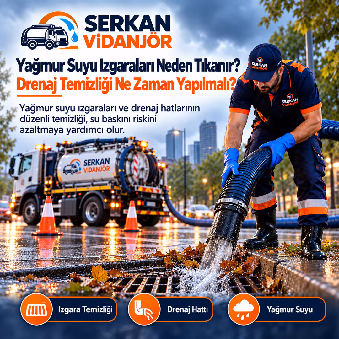 Yağmur Suyu Izgaraları Neden Tıkanır? Drenaj Temizliği Ne Zaman Yapılmalı?