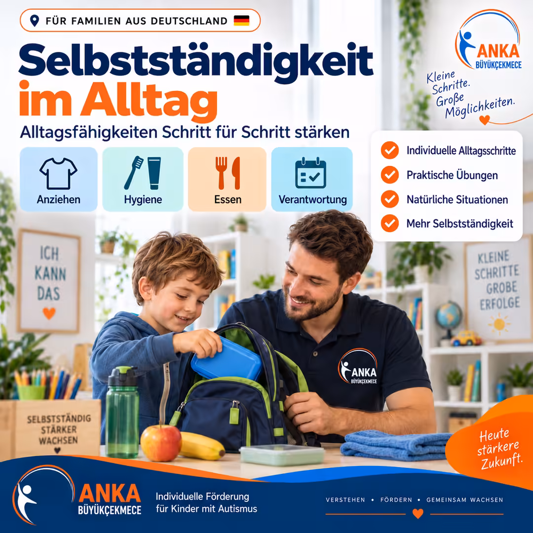 Selbstständigkeit, Selbstversorgung und Alltagstraining bei Autismus