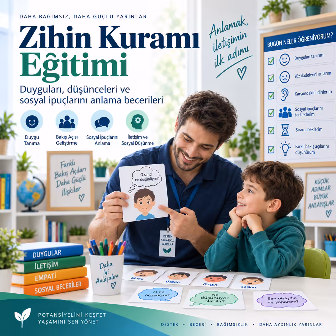 Otizmde Zihin Kuramı Eğitimi: Duyguları, Düşünceleri ve Sosyal İpuçlarını Anlama