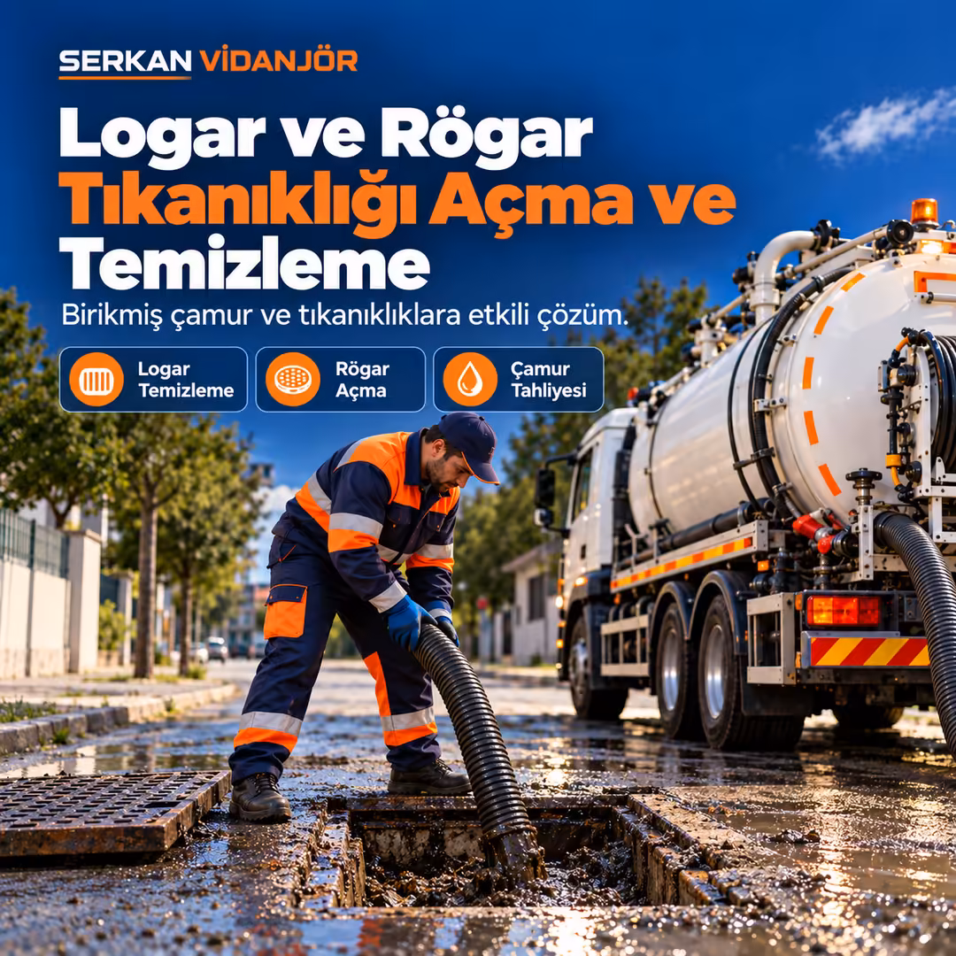 Logar ve Rögar Tıkanıklığı Açma ve Temizleme