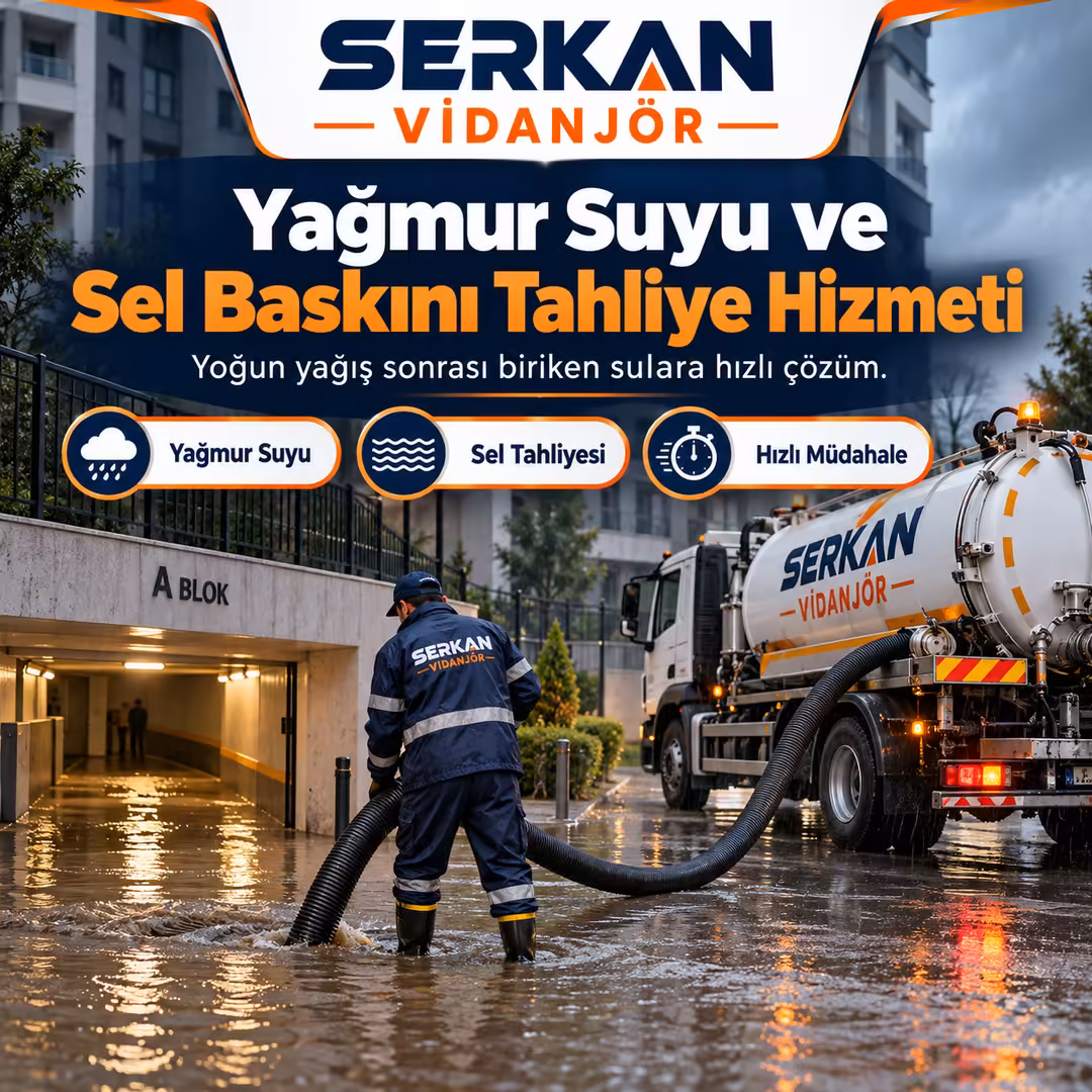 Yağmur Suyu ve Sel Baskını Tahliye Hizmeti