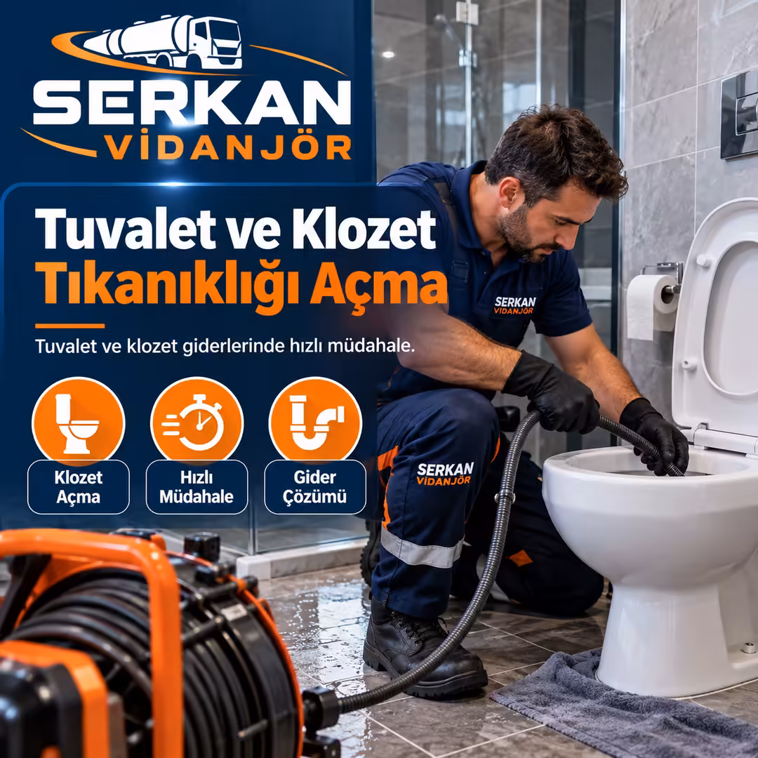 Tuvalet ve Klozet Tıkanıklığı Açma
