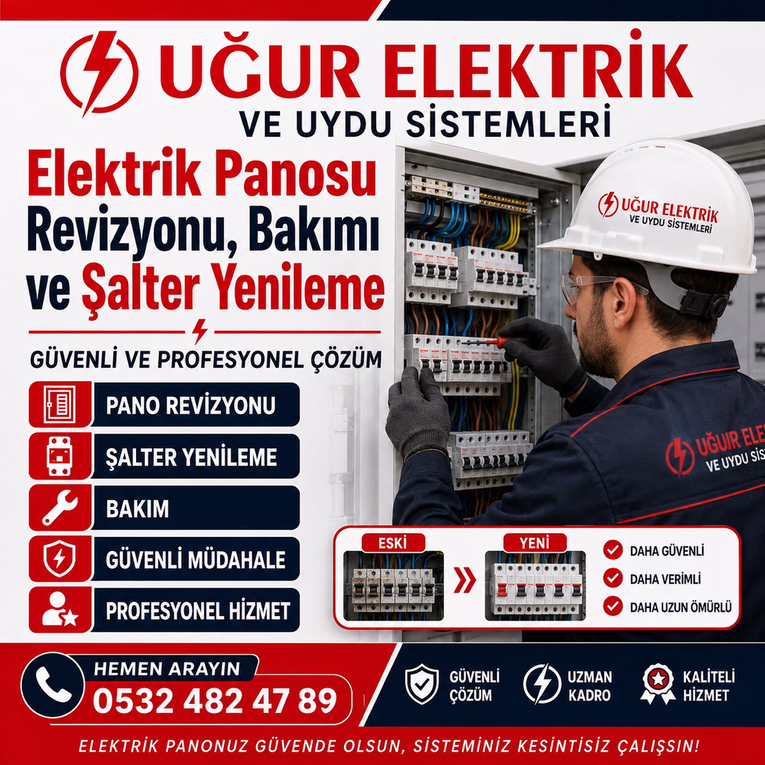 Elektrik Panosu Revizyonu, Bakımı ve Şalter Yenileme