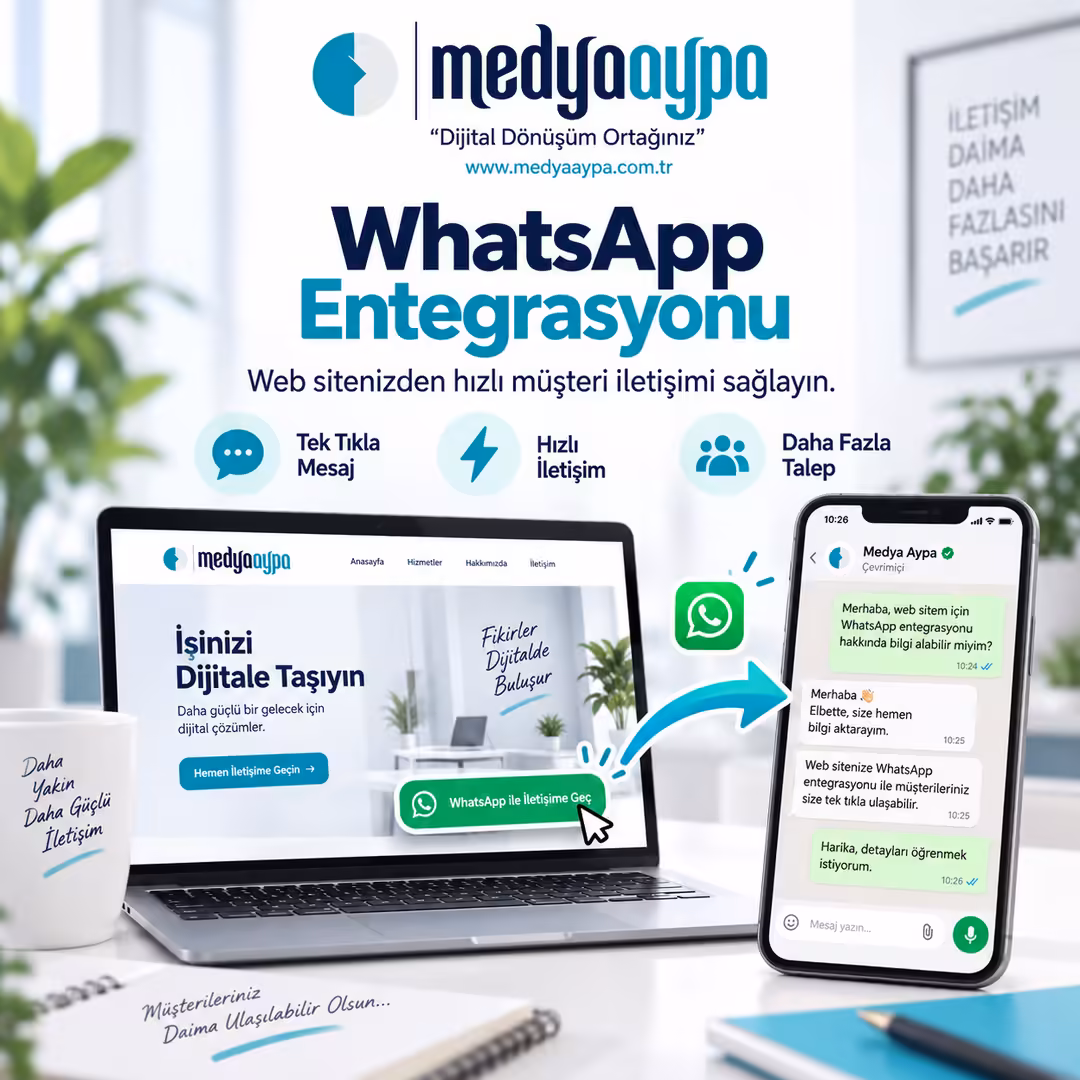 WhatsApp Entegrasyonu ile Web Sitenizden Hızlı Müşteri İletişimi Sağlayın