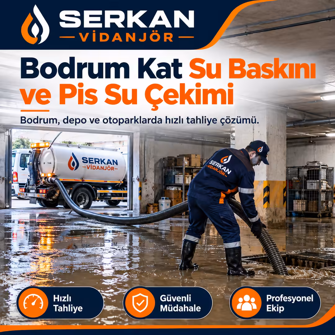 Bodrum Kat Su Baskını ve Pis Su Çekimi