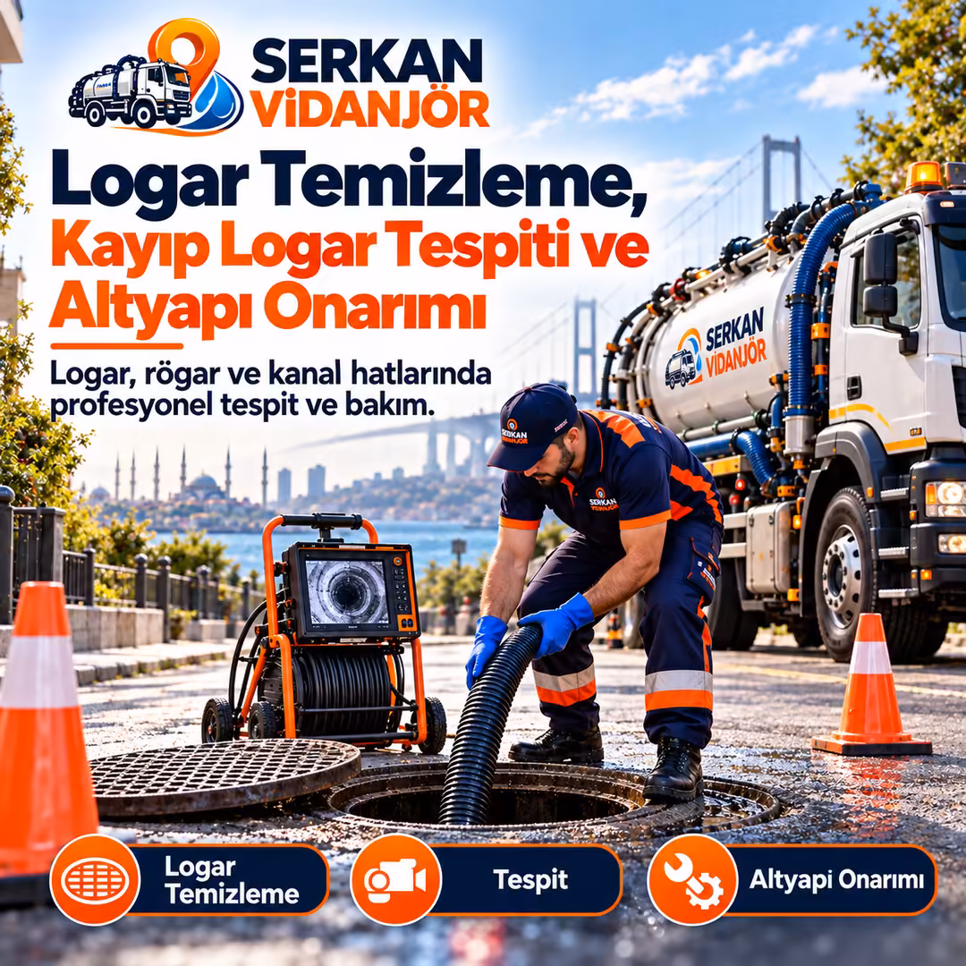 Logar Temizleme, Kayıp Logar Tespiti ve Kanalizasyon Altyapı Onarımı