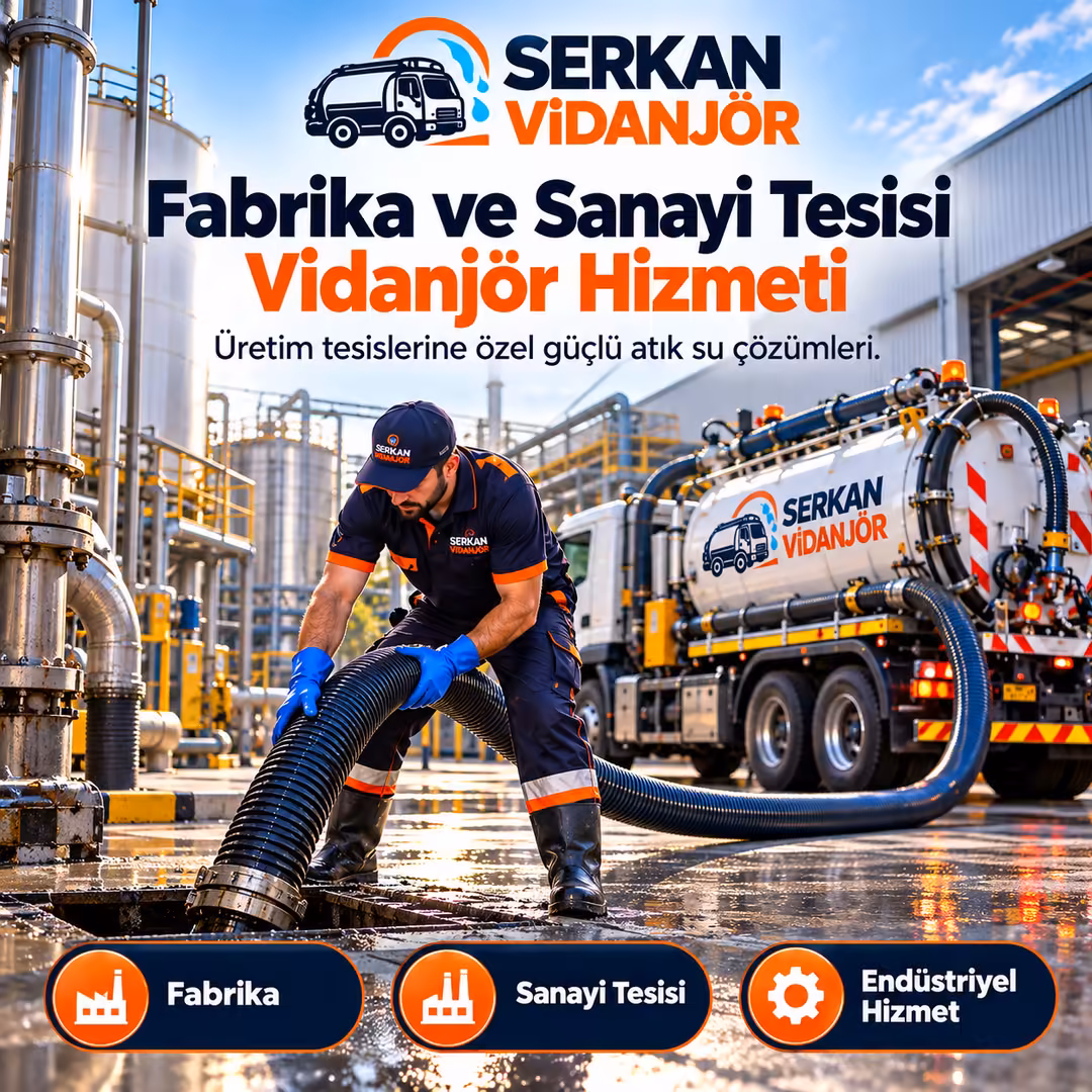 Fabrika ve Sanayi Tesisi Vidanjör Hizmeti