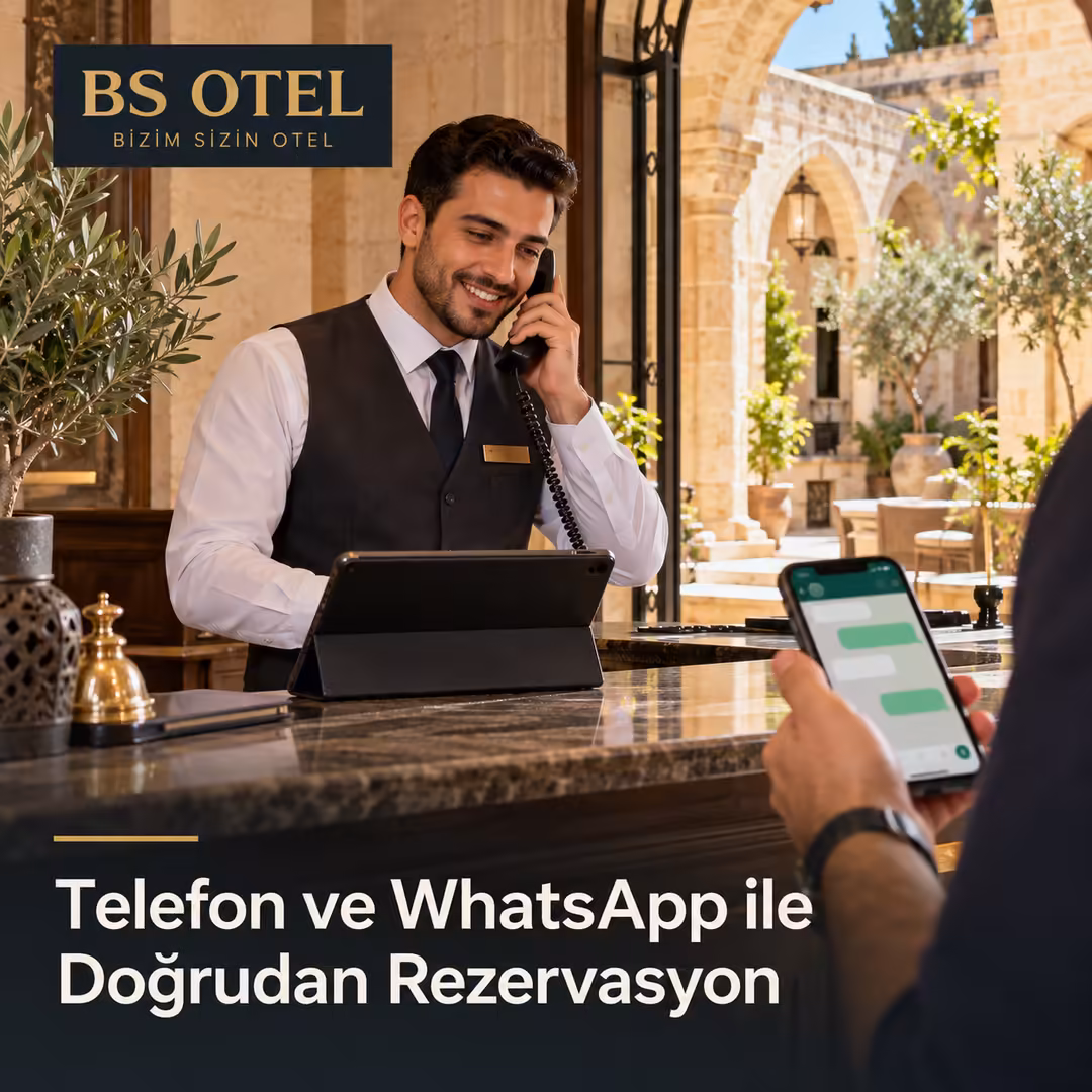 Şanlıurfa Telefon ve WhatsApp ile Doğrudan Otel Rezervasyonu