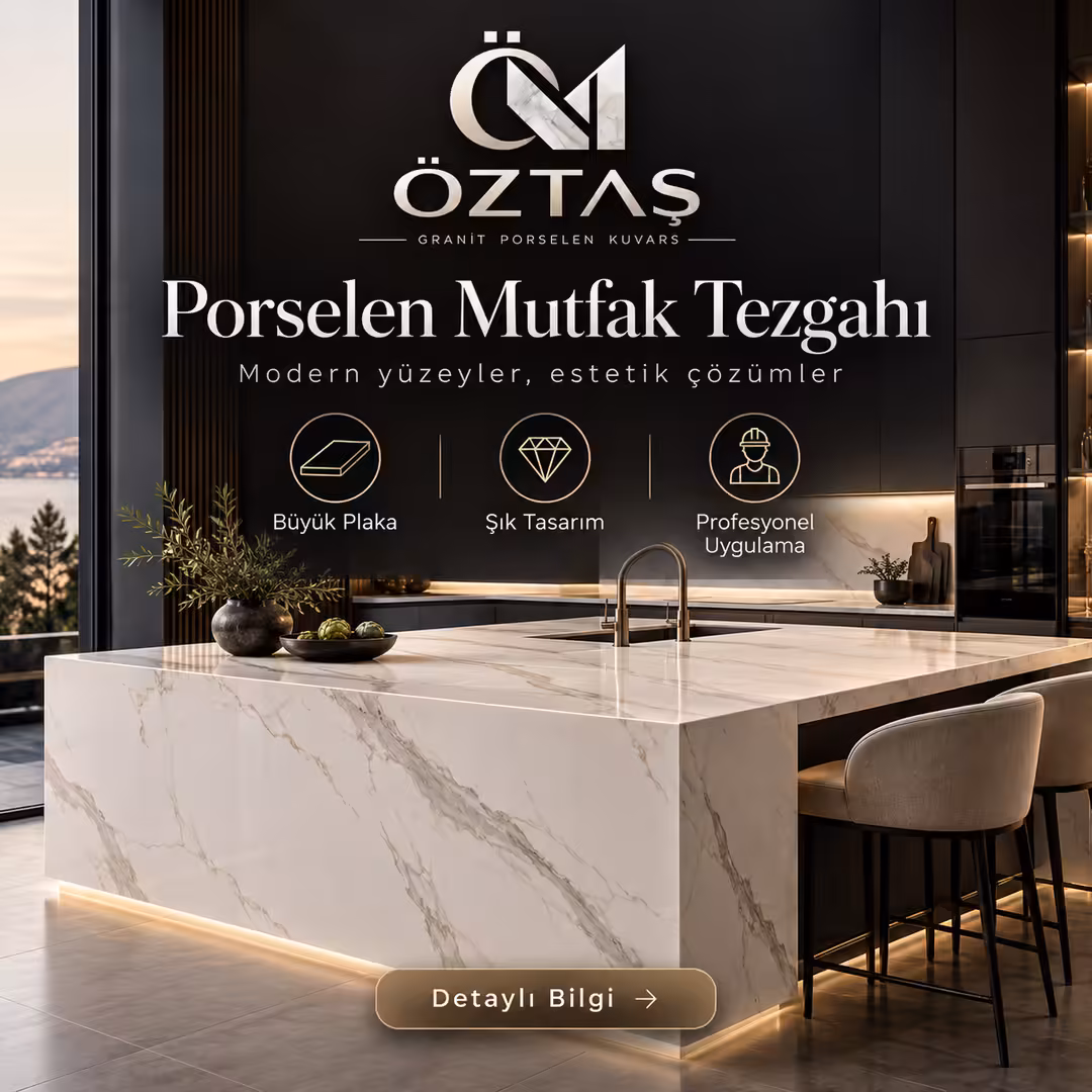 Porselen Mutfak Tezgahı