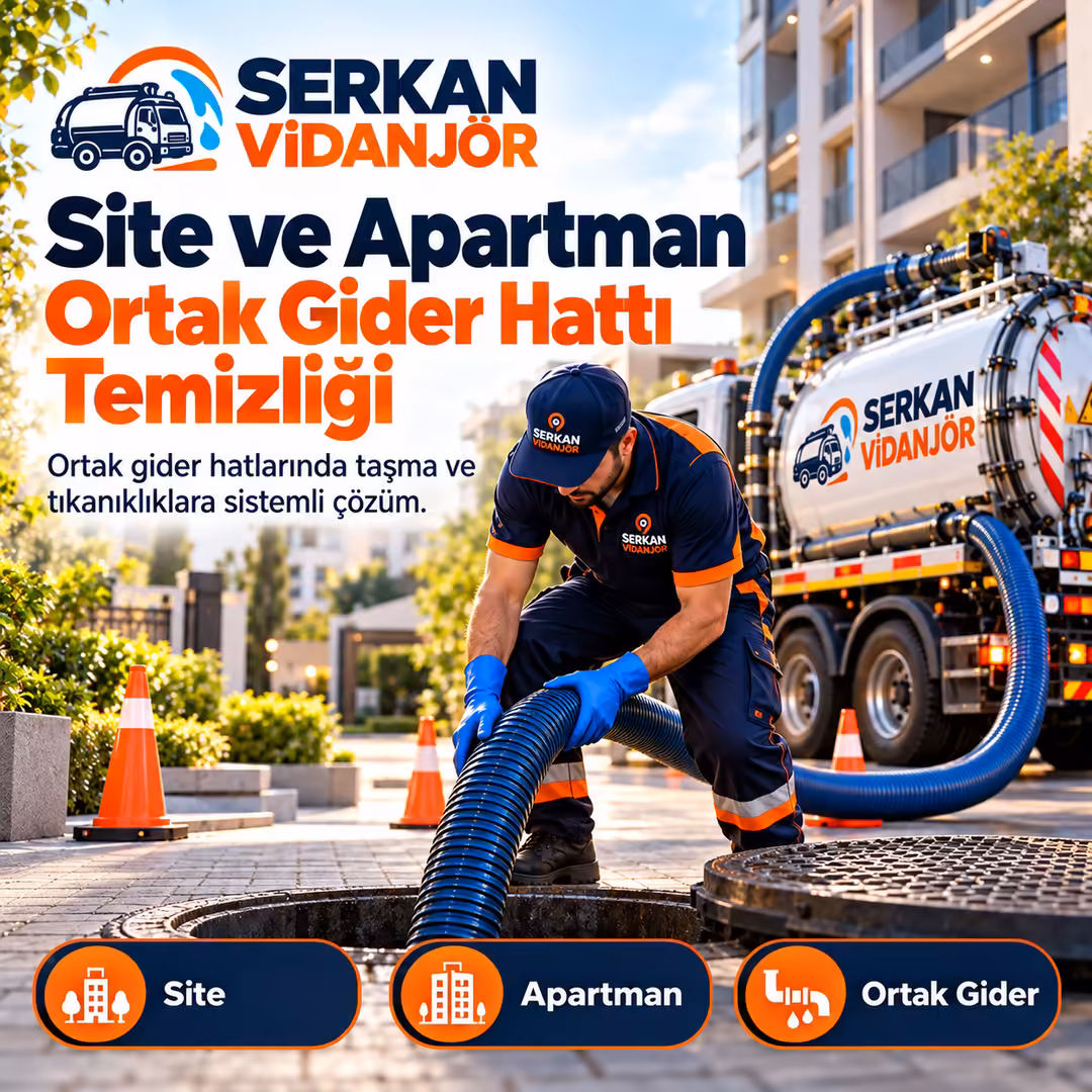 Site ve Apartman Ortak Gider Hattı Temizliği