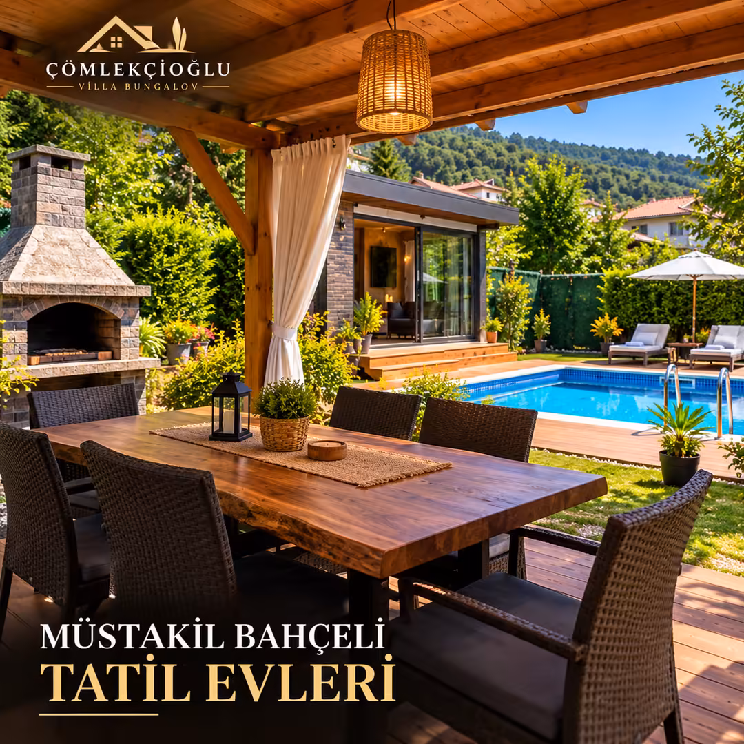 Müstakil Bahçeli Tatil Evleri
