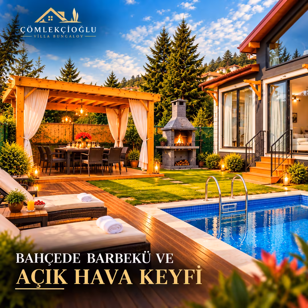 Bahçede Barbekü ve Açık Hava Keyfi
