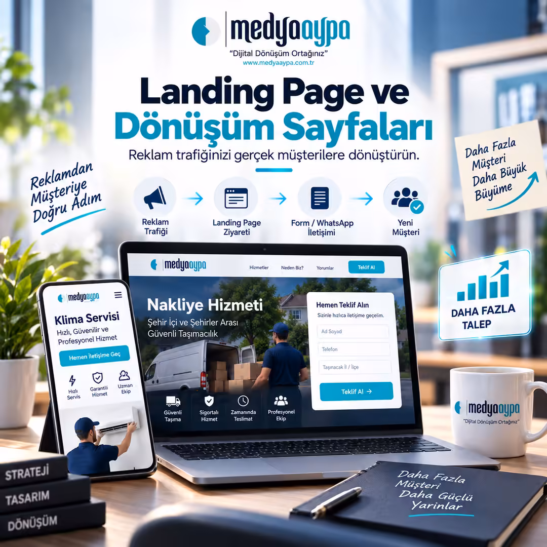 Landing Page ve Dönüşüm Sayfaları ile Reklam Trafiğini Potansiyel Müşteriye Dönüştürün
