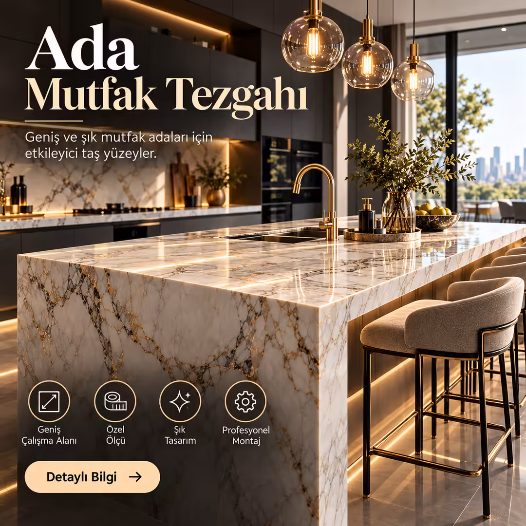 Ada Mutfak Tezgahı