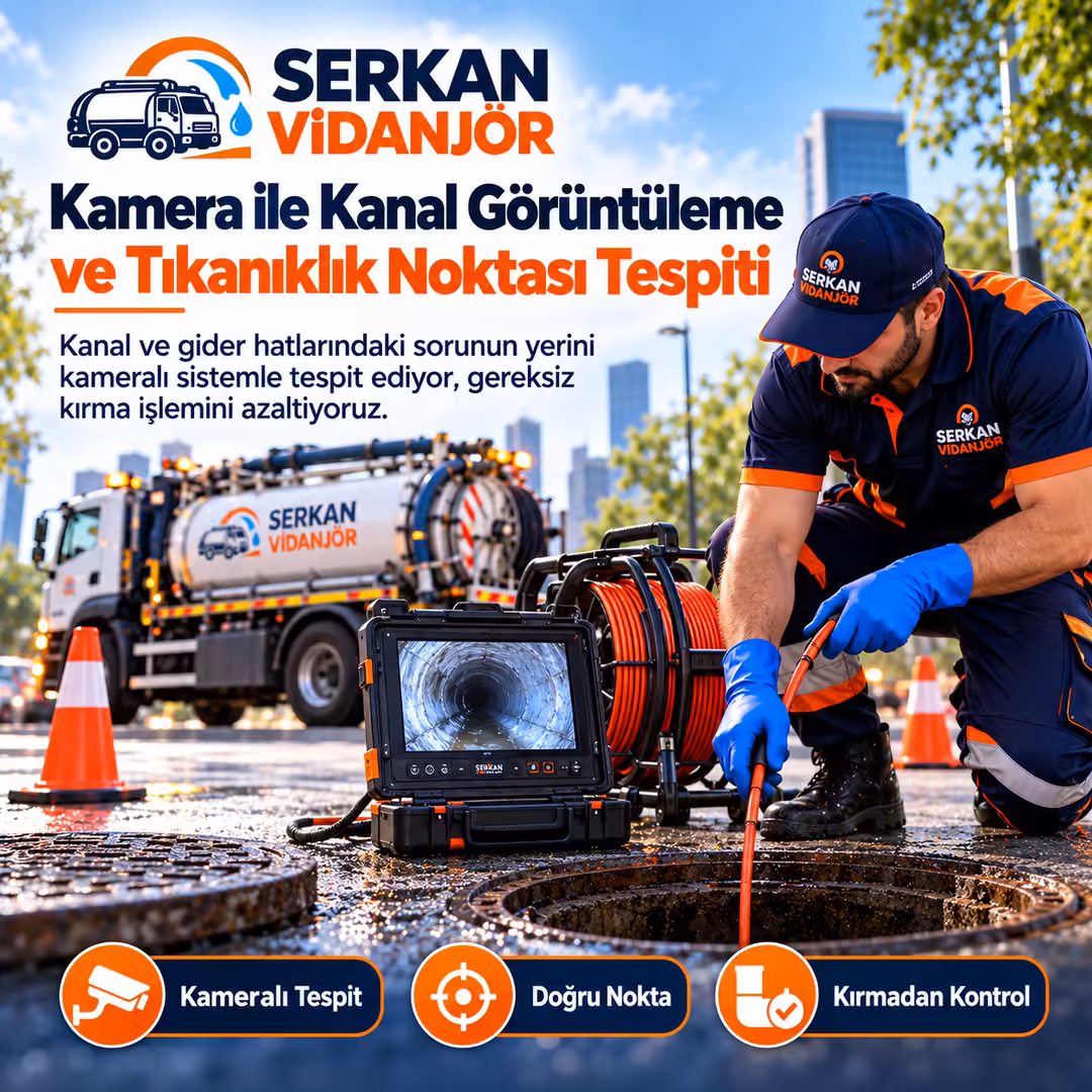 Kamera ile Kanal Görüntüleme ve Tıkanıklık Noktası Tespiti